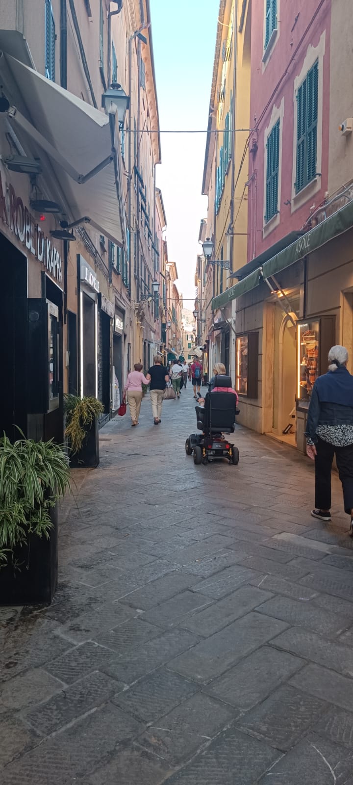 Alassio centrum, Ligurië, Italië