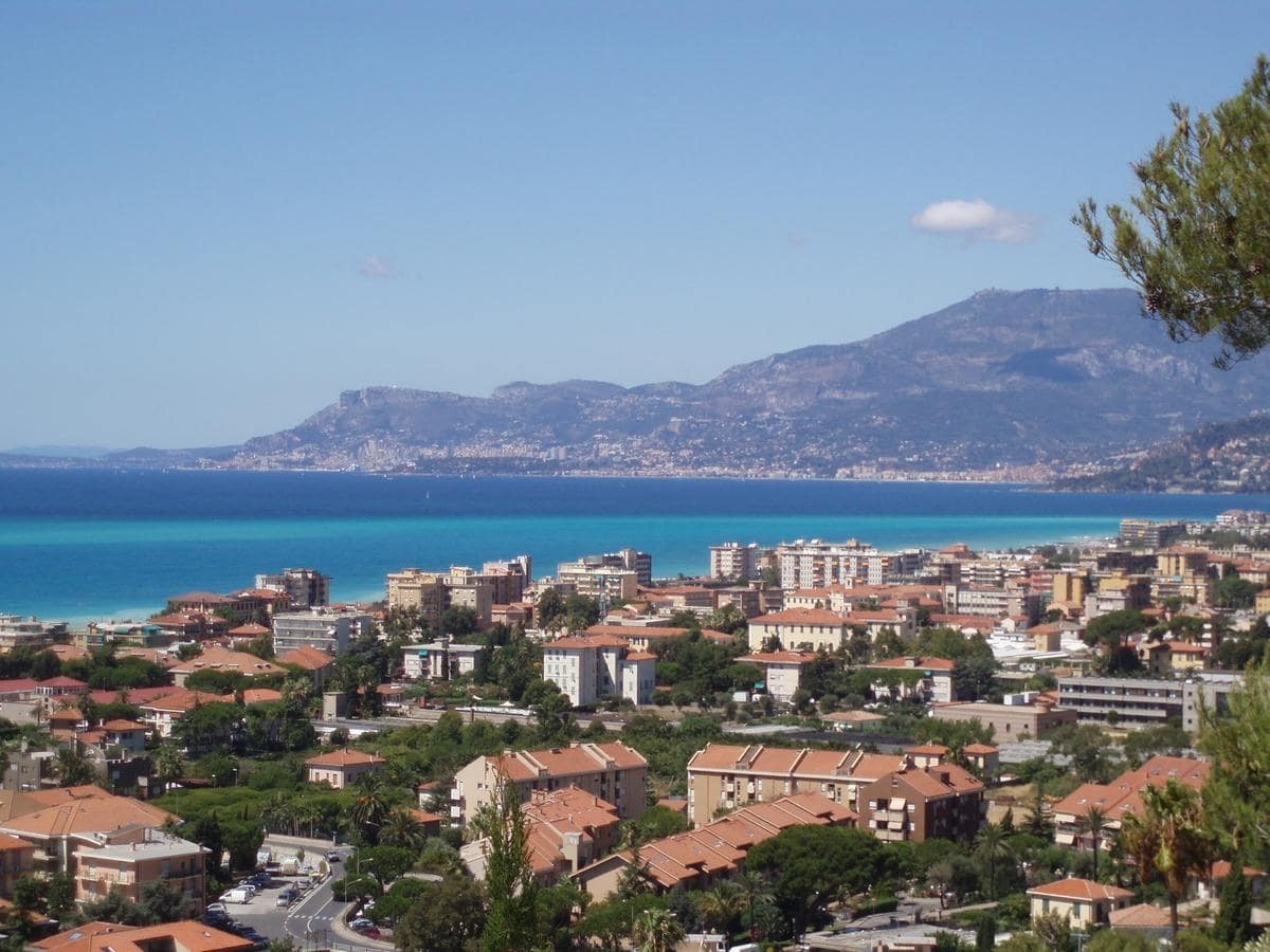 Bordighera, bloemenriviera, Italië