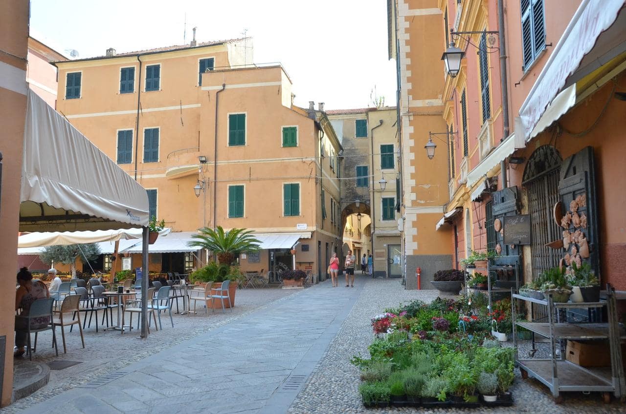 Centrum Laigueglia, Ligurië, Italië Centrum Laigueglia, Ligurië, Italië