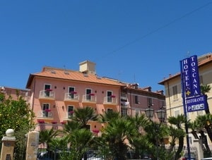 Hotel Toscana, Alassio, bloemenriviera, Italië