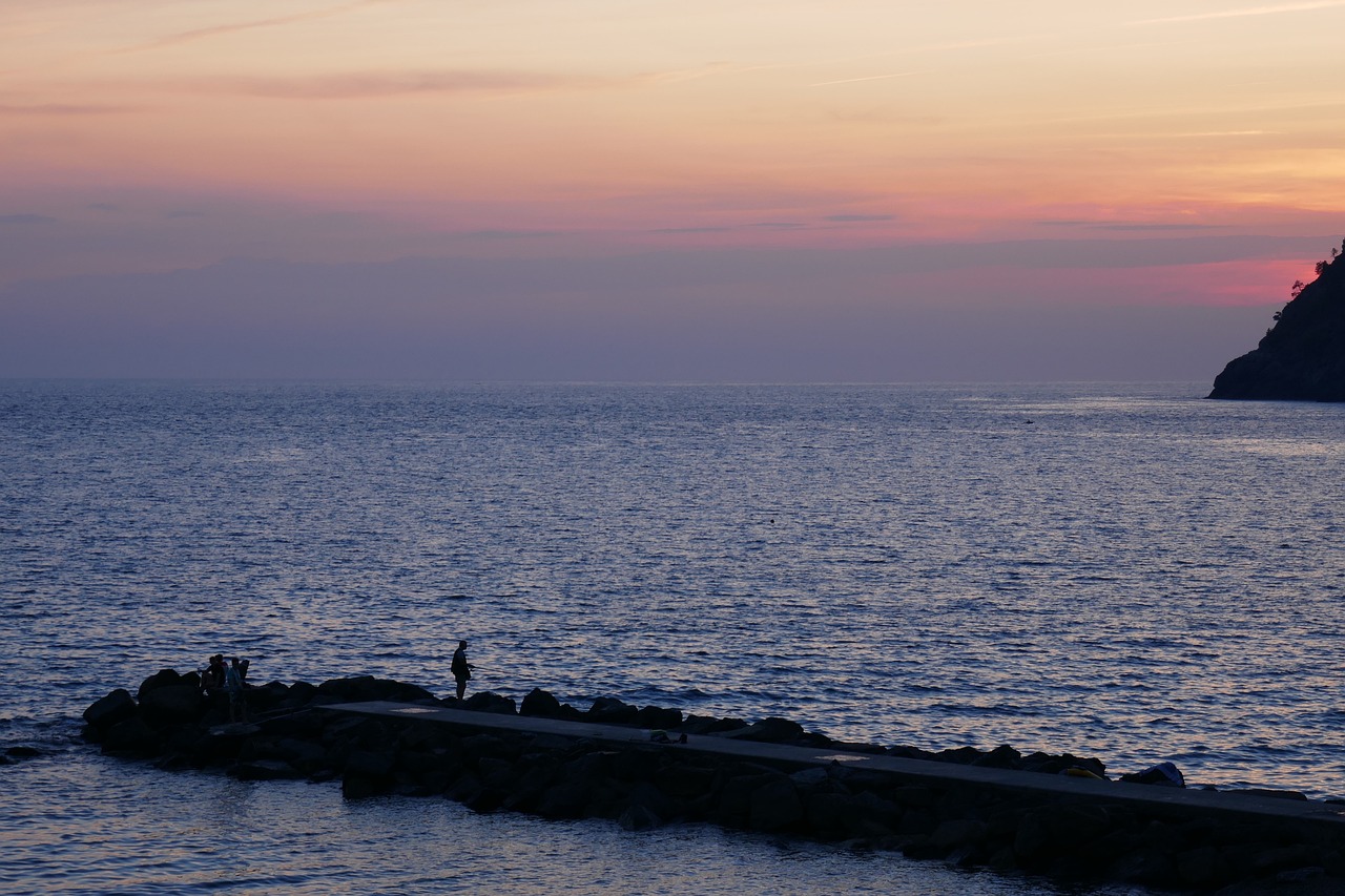 Levanto, Ligurië, Italië 