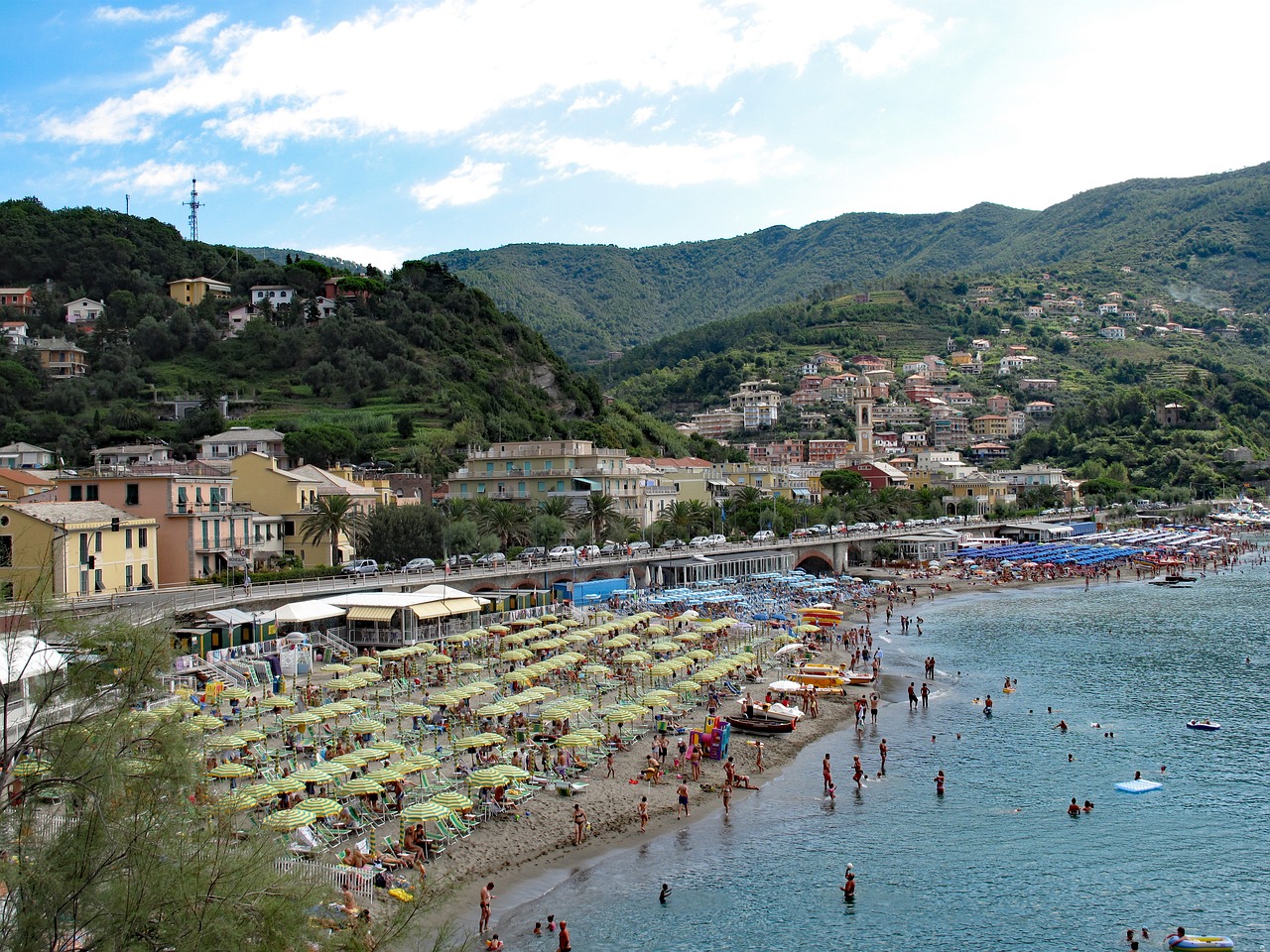 Moneglia, Ligurië, Italië 