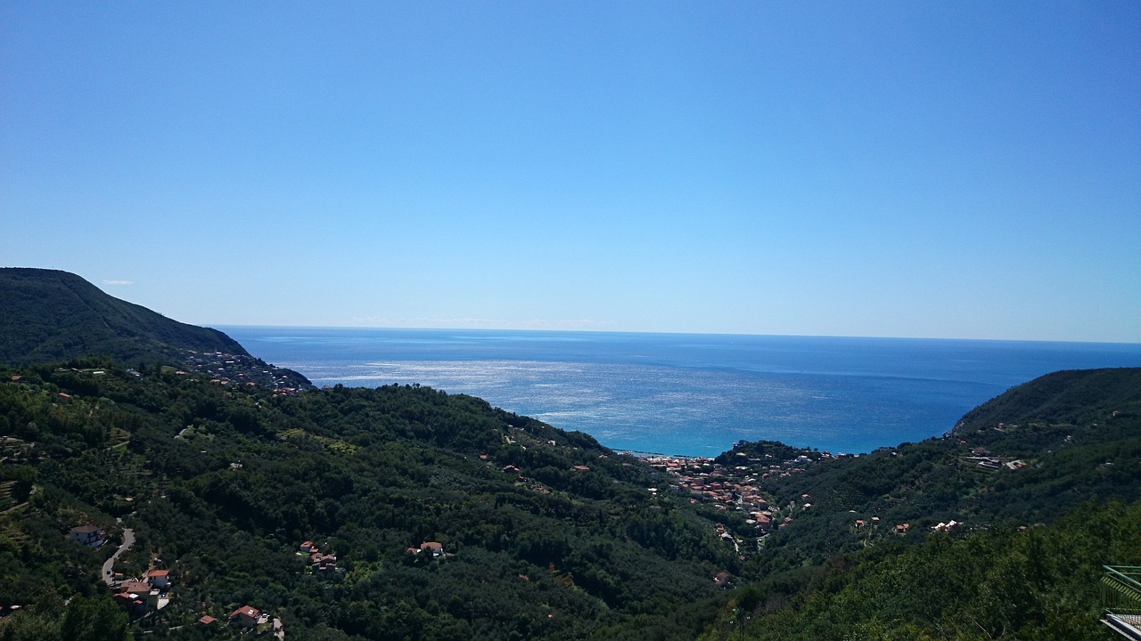 Moneglia, Ligurië, Italië 