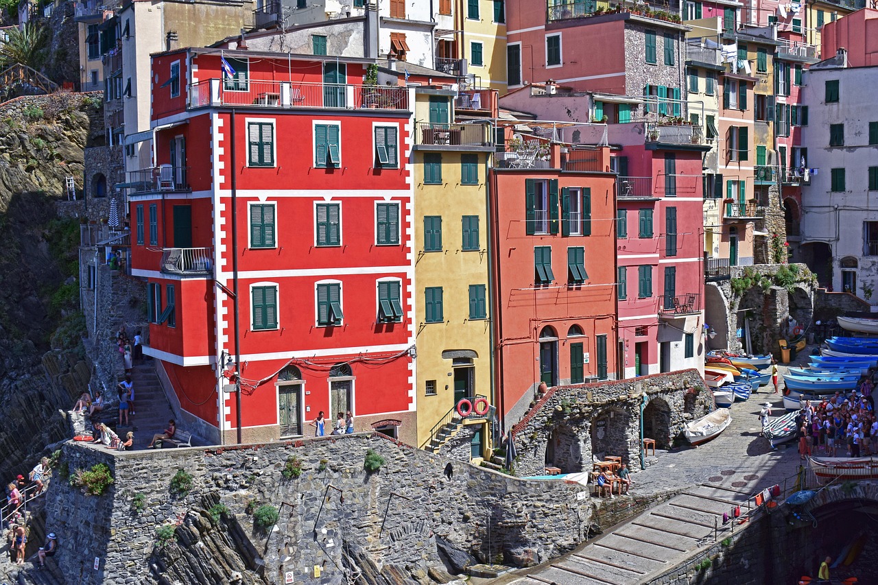 Riomaggiore, Cinque Terre, Ligurië, Italië