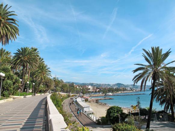 boulevard San Remo, Ligurië, Italië