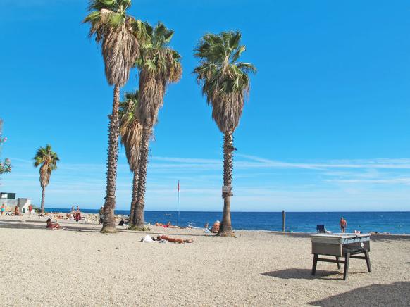 strand San Remo, Ligurië, Italië 