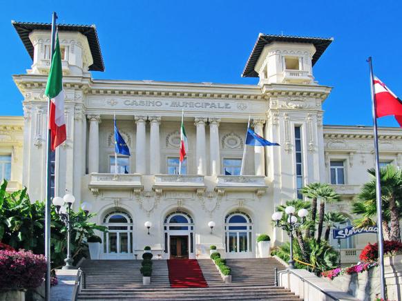 casino San Remo, Ligurië, Italië 