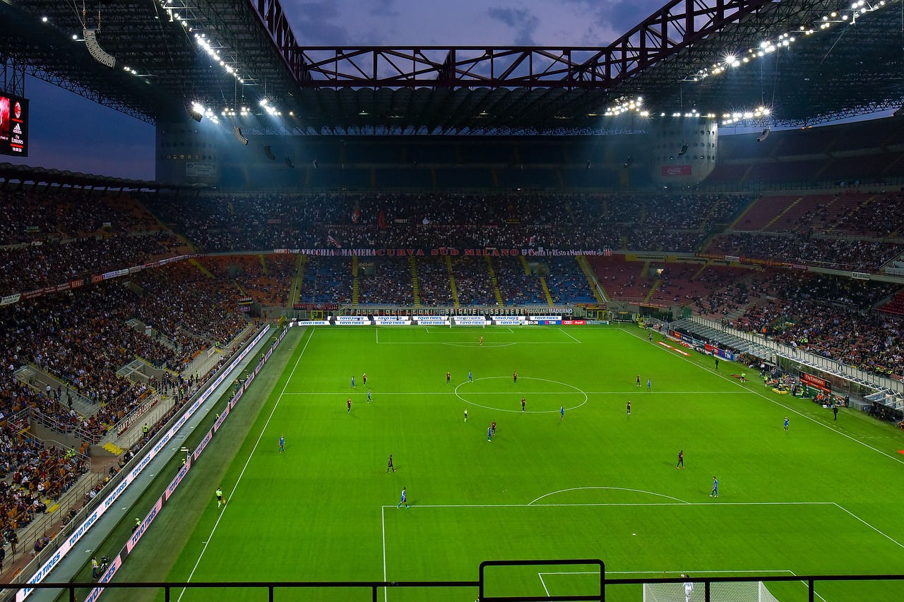 San Siro stadion in Milaan, Italië 