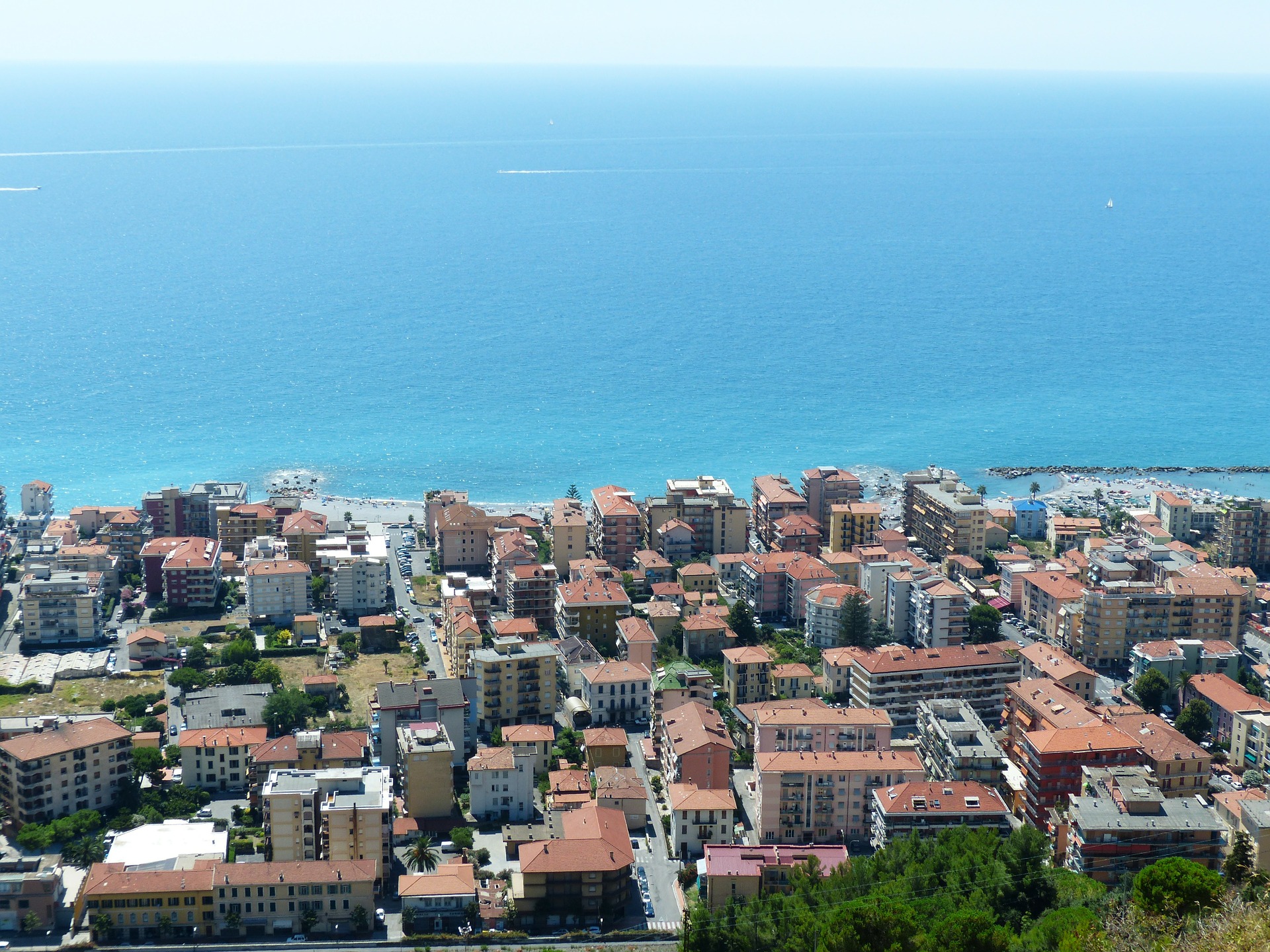 Ventimiglia, Ligurië, Italië Ventimiglia, Ligurië, Italië