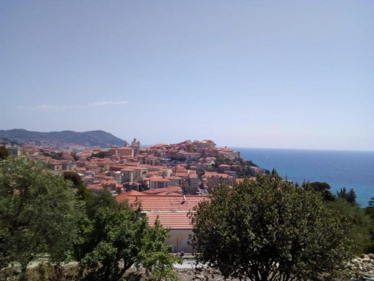 badplaats Imperia, Ligurië, Italië