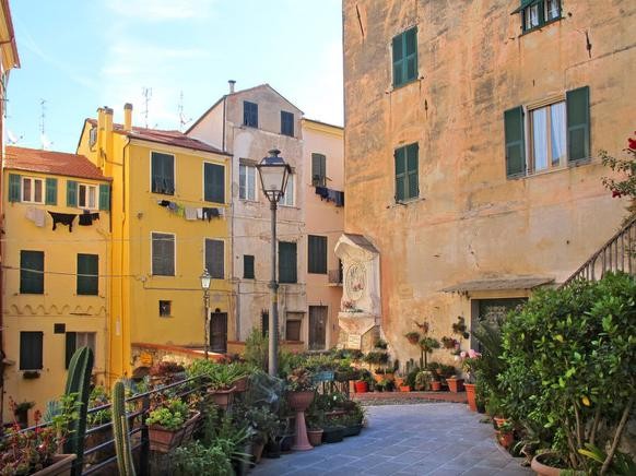 centrum Imperia, Ligurië, Italië
