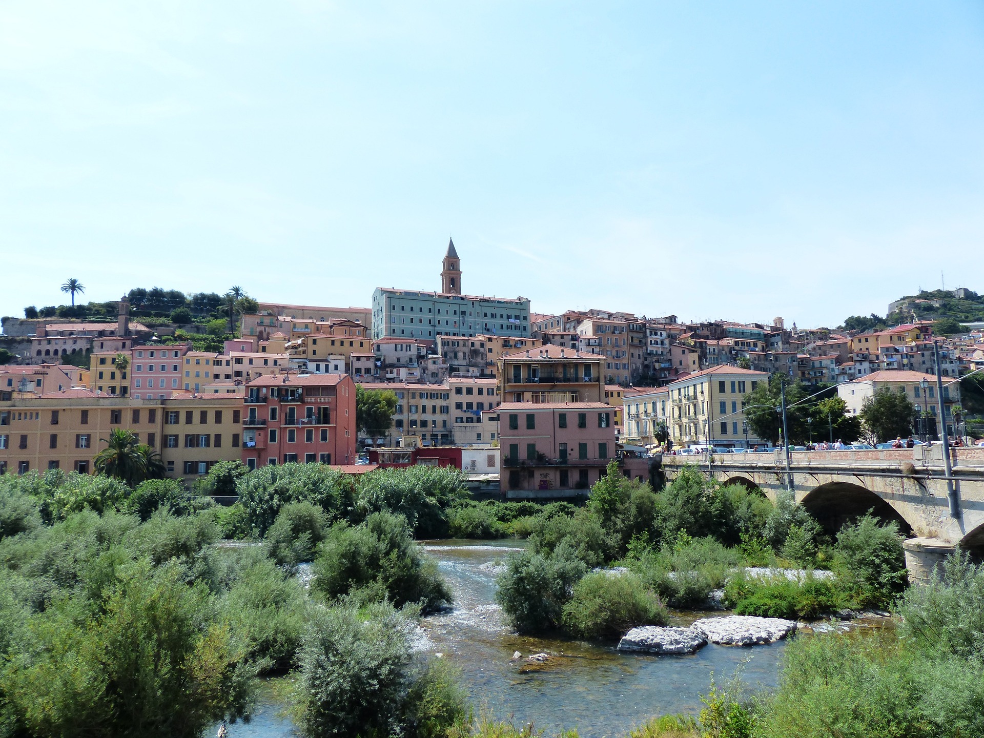Ventimiglia, Ligurië, Italië Ventimiglia, Ligurië, Italië