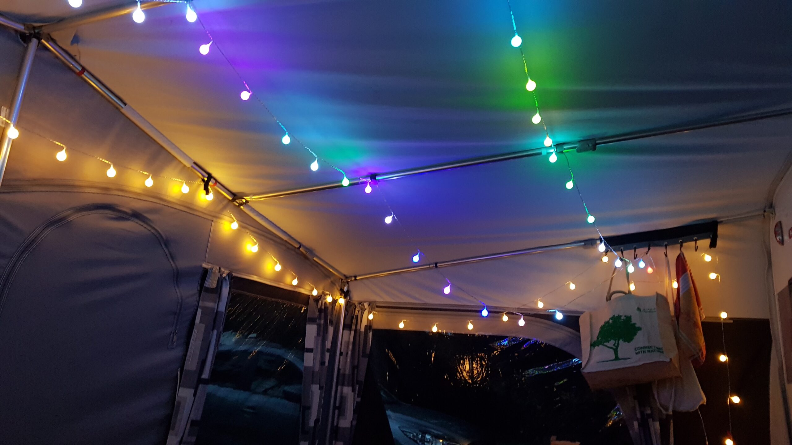goedkope kampeerverlichting, verlichting voortent camping