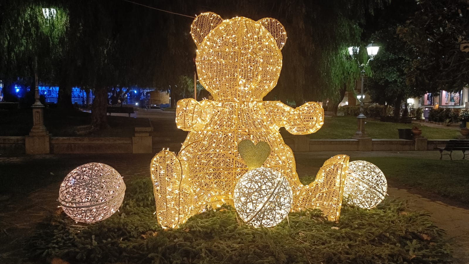 kerst in Alassio, Ligurië, Italië