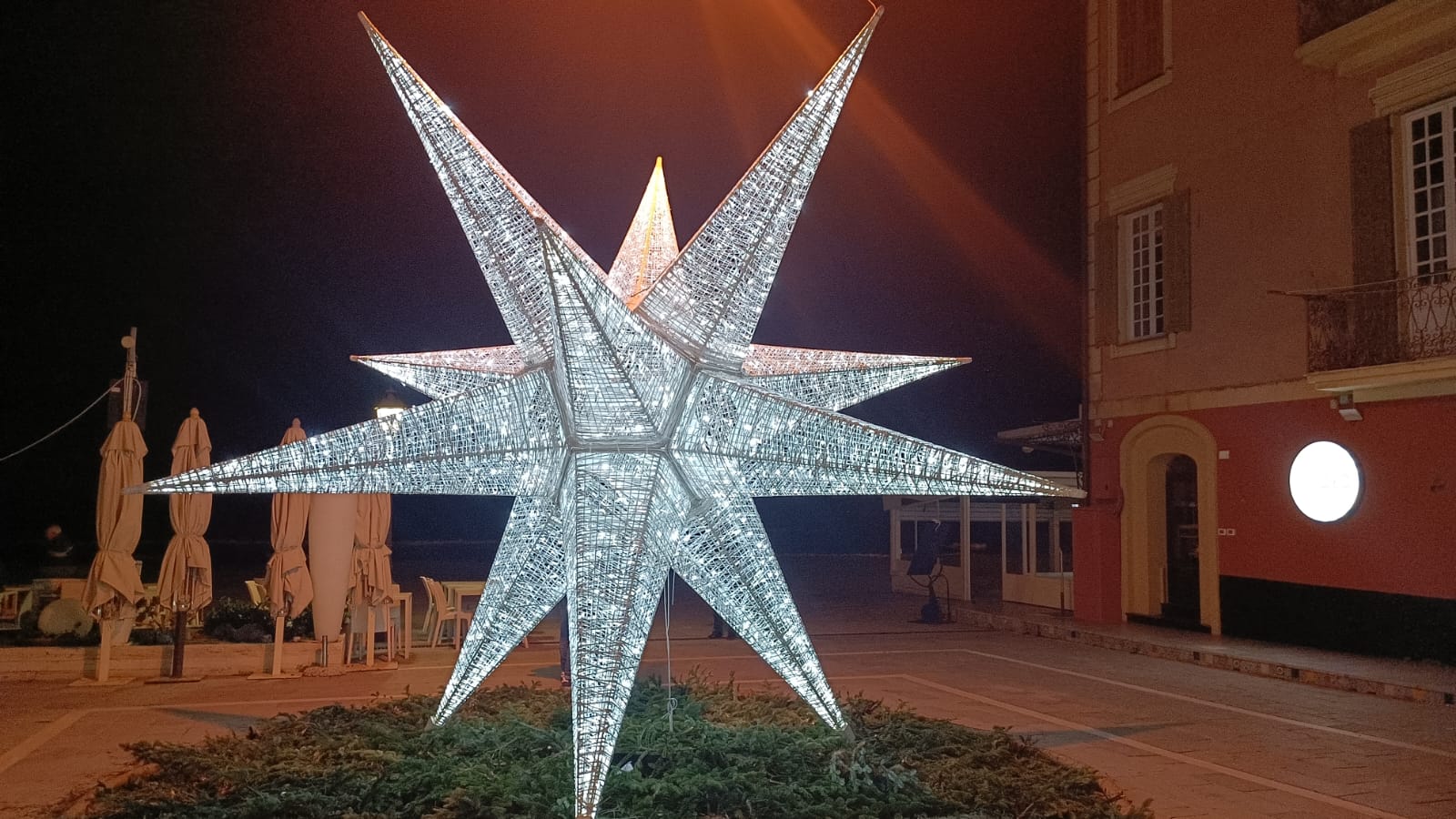 kerst in Alassio, Ligurië, Italië