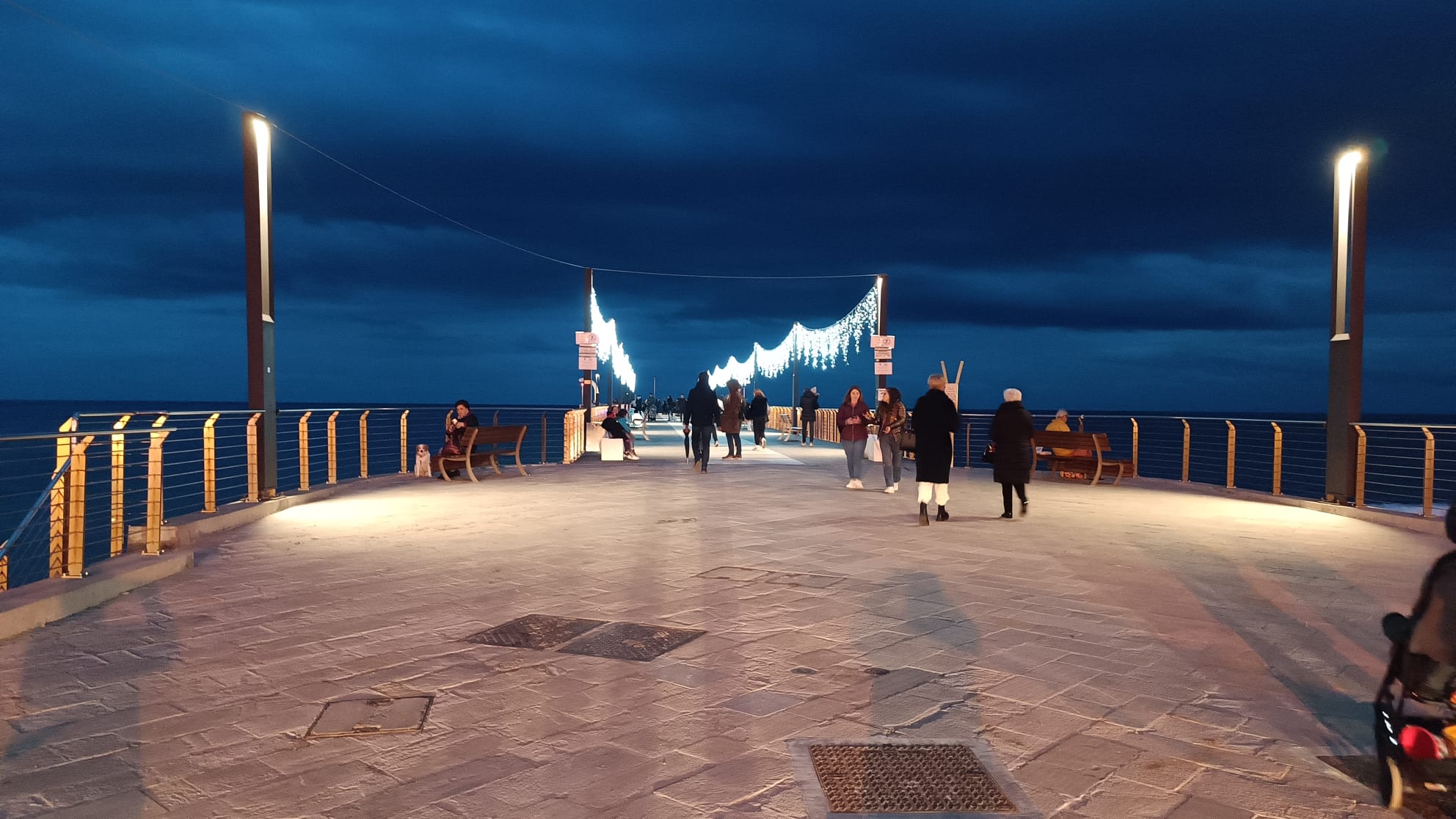 kerst in Alassio, Ligurië, Italië