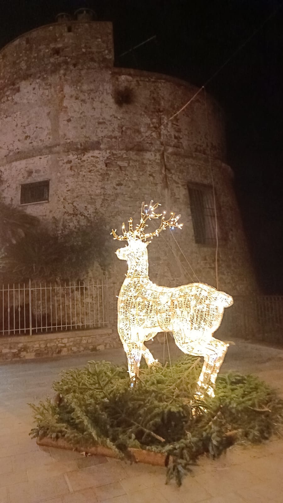 kerst in Alassio, Ligurië, Italië